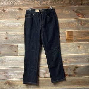 Ralph Lauren Jeans Co. Dark Wash Black Classic Straight Leg Jeans 12